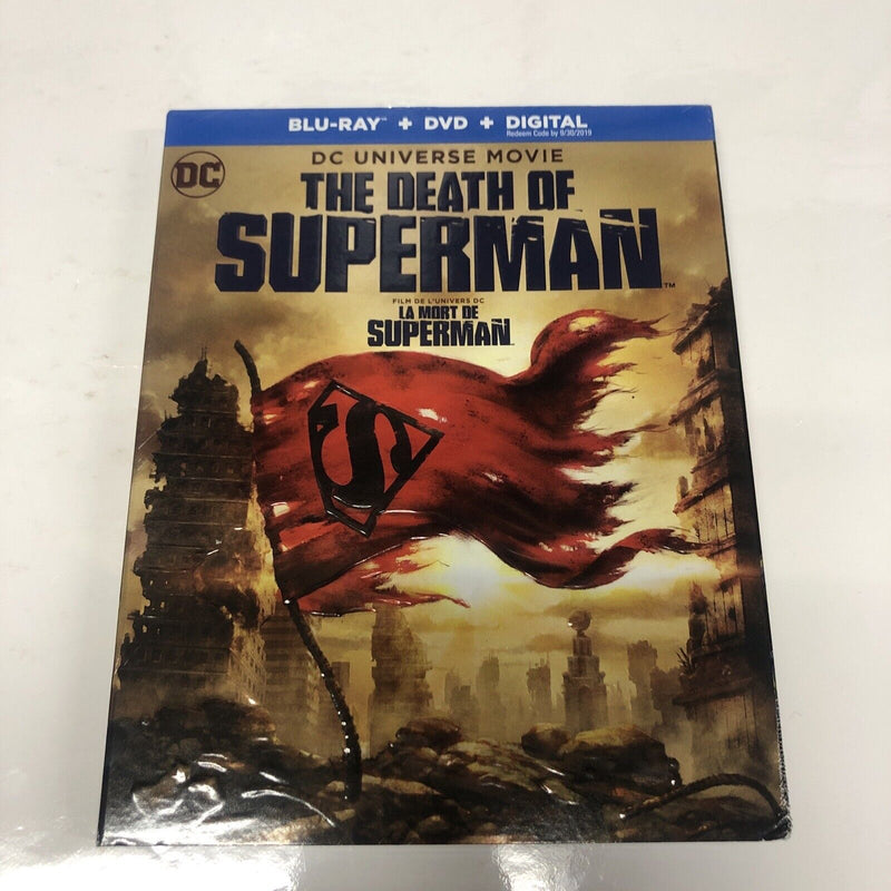 The Death of Superman (2019) BILINGUAL • Blu-Ray/DVD/Digital • slipcover