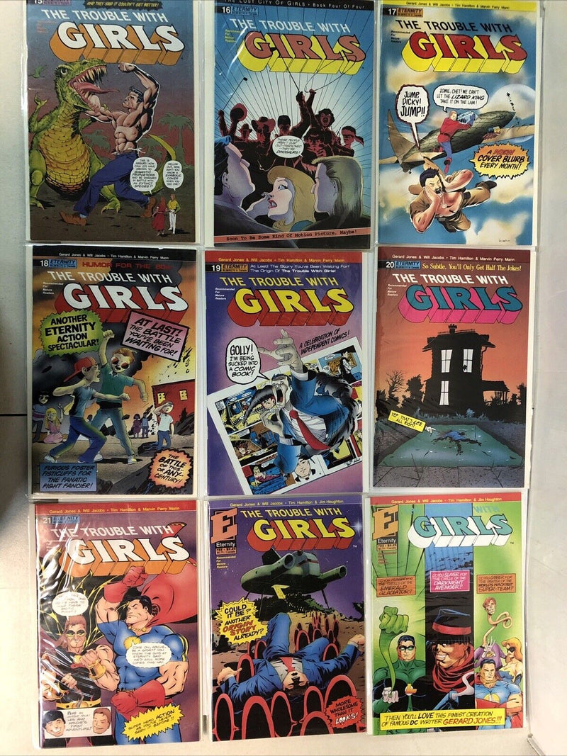 The Trouble With Girls (1987) Entire Series Total Of 43 Books (VF/NM) Malibu