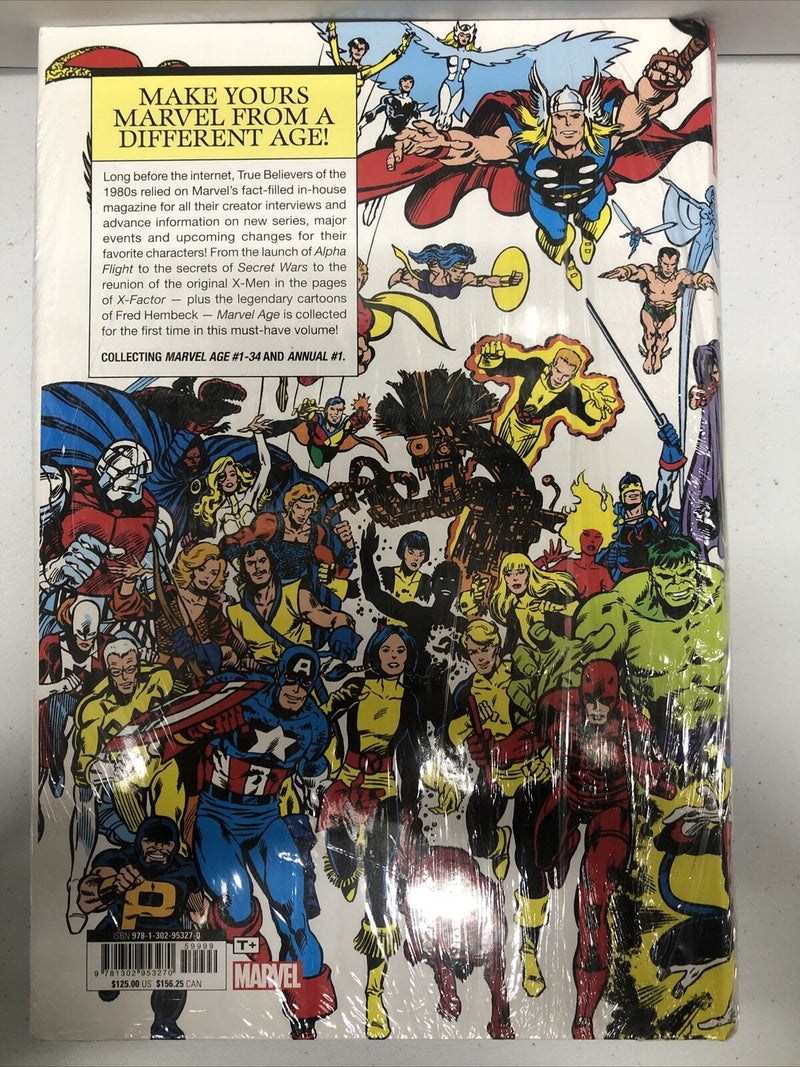 Marvel Age (2023) Omnibus HC Vol # 1 Collects Marvel Age # 1-34 And Annual