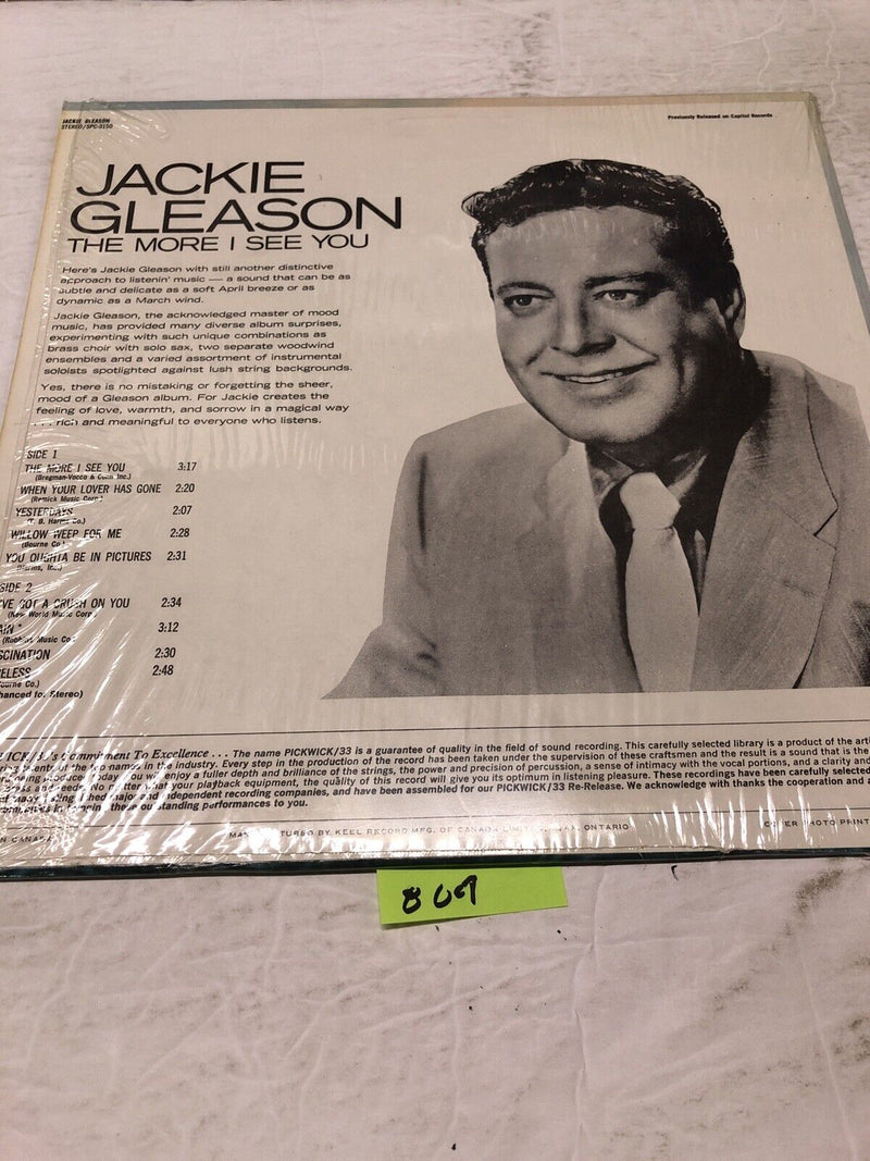 Jackie Gleason The More I See You Vinyl LP Album