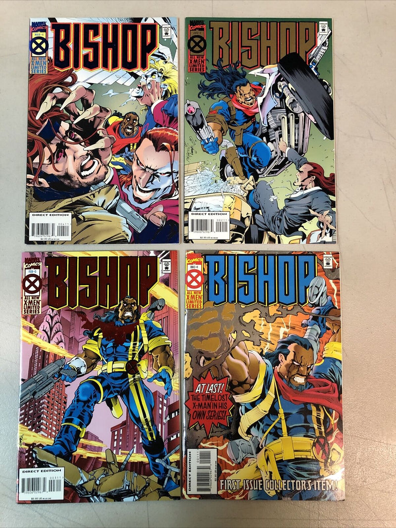 Bishop (1994) 1 2 3 4 (VF/NM) Complete Set  1st solo series Carlos Pacheco art
