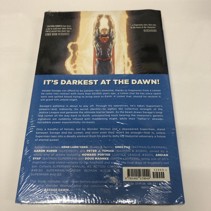 Superman : Savage Dawn (2016) HC DC Comics • Peter J. Tomasi • Gene Luen Yang