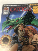 Catfight: Dream Into Action 1 (1996) Variant (VF/NM) • Signed Joseph A Zyskowski