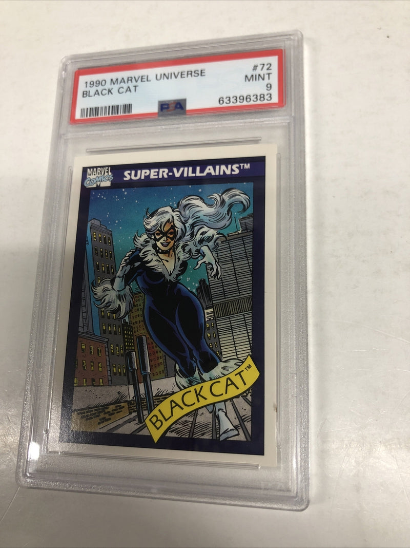 1990 Marvel Universe Super-Villains Black Cat