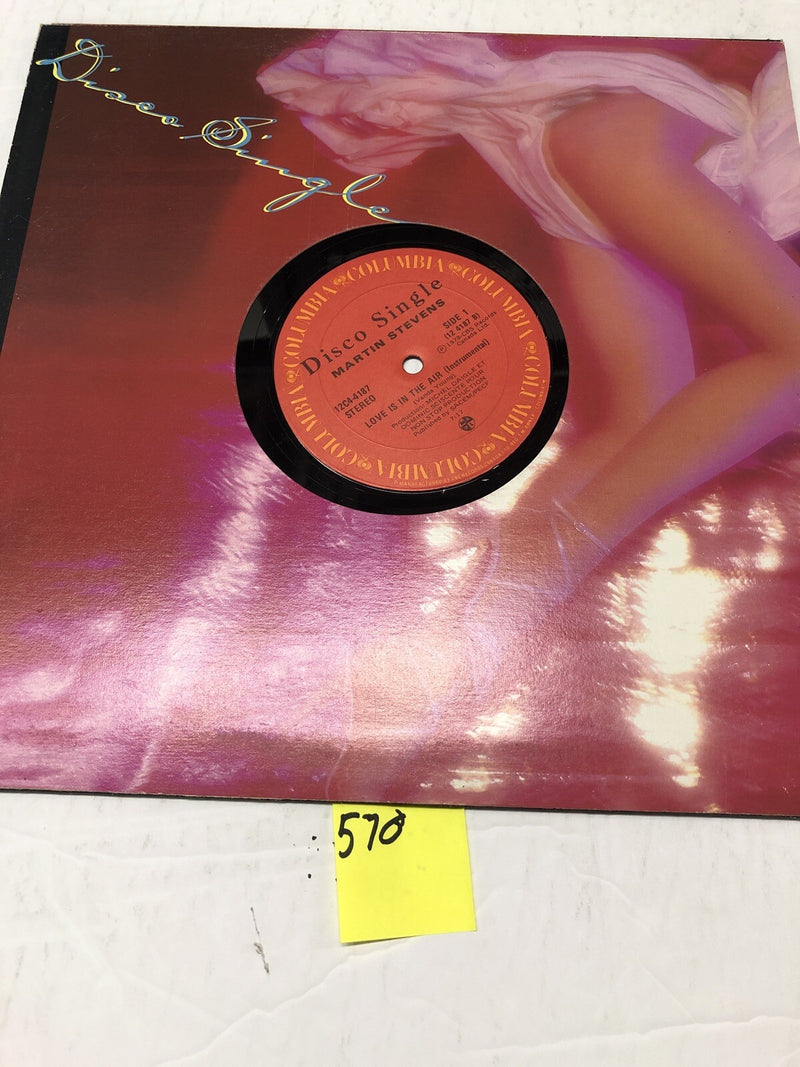 Martin Stevens Love Is In The Air  Vinyl Single