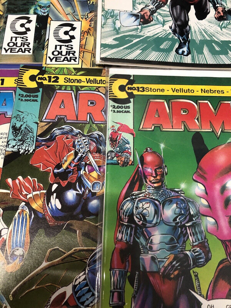 Armor (1992) Set Issue # 1-13 Missing Issue # 10 Continuity Comics • Peter Stone