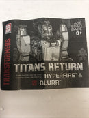 Transformers Titans Return Hyperfire & Blurr(2015) Complete Mint w/instructions