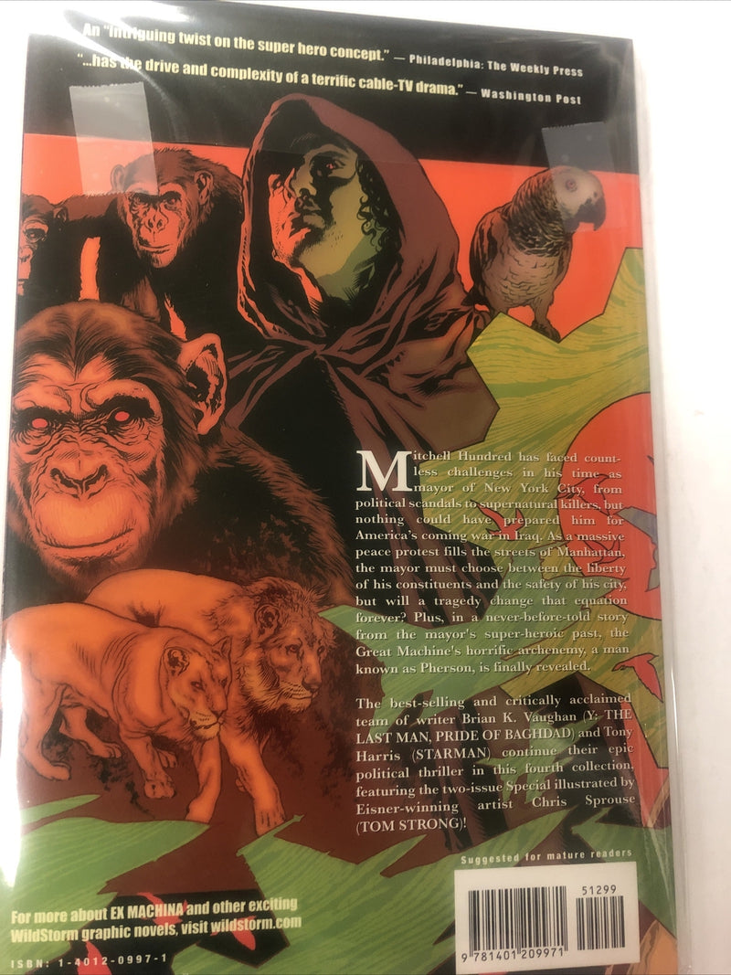 Ex Machine Vol.4: March To War (2006) Wildstorm TPB SC Brian Vaughan