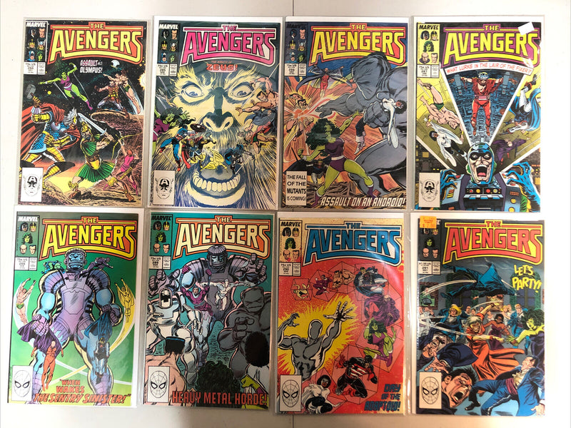 Avengers (1984) #251-300 Missing 281 Annual #14-17 (VF/NM) (257 VF) Set Lot Run