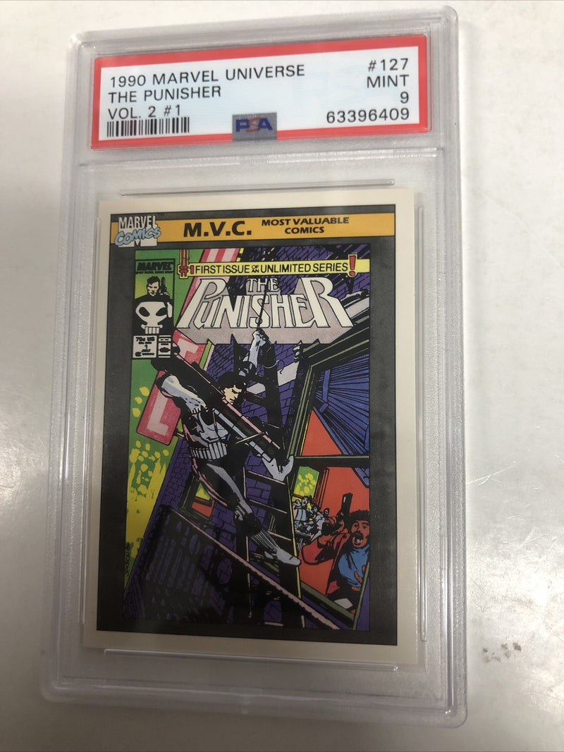 1990 Marvel Universe The Punisher Vol.2 #1  #127 PSA 9!