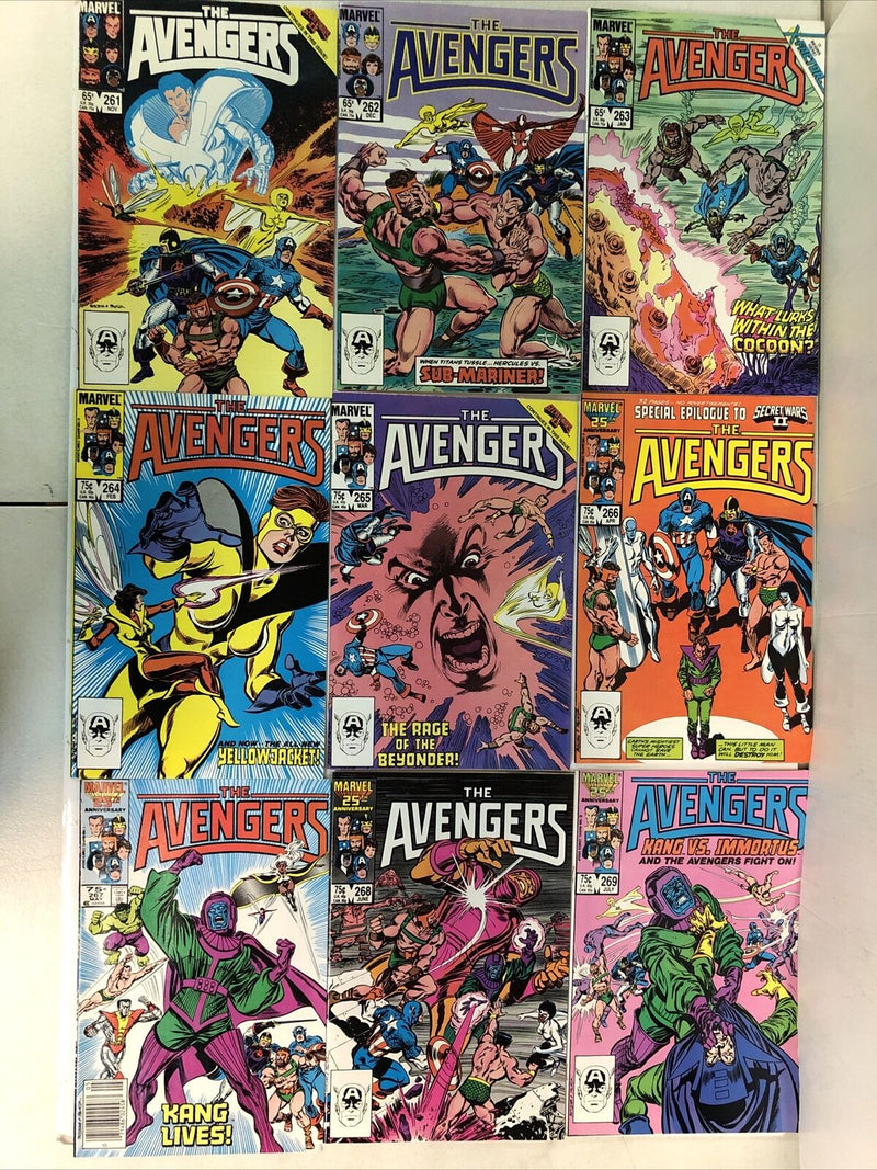 The Mighty Avengers (1984) Consequential Set # 251-300 Missing #257 (F/VF)