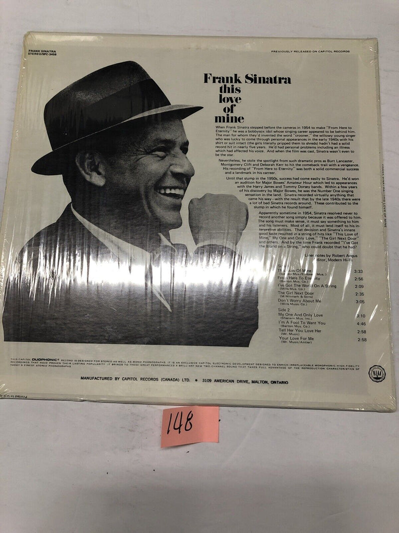 Frank Sinatra This Love Of Mine Vinyl  LP Album