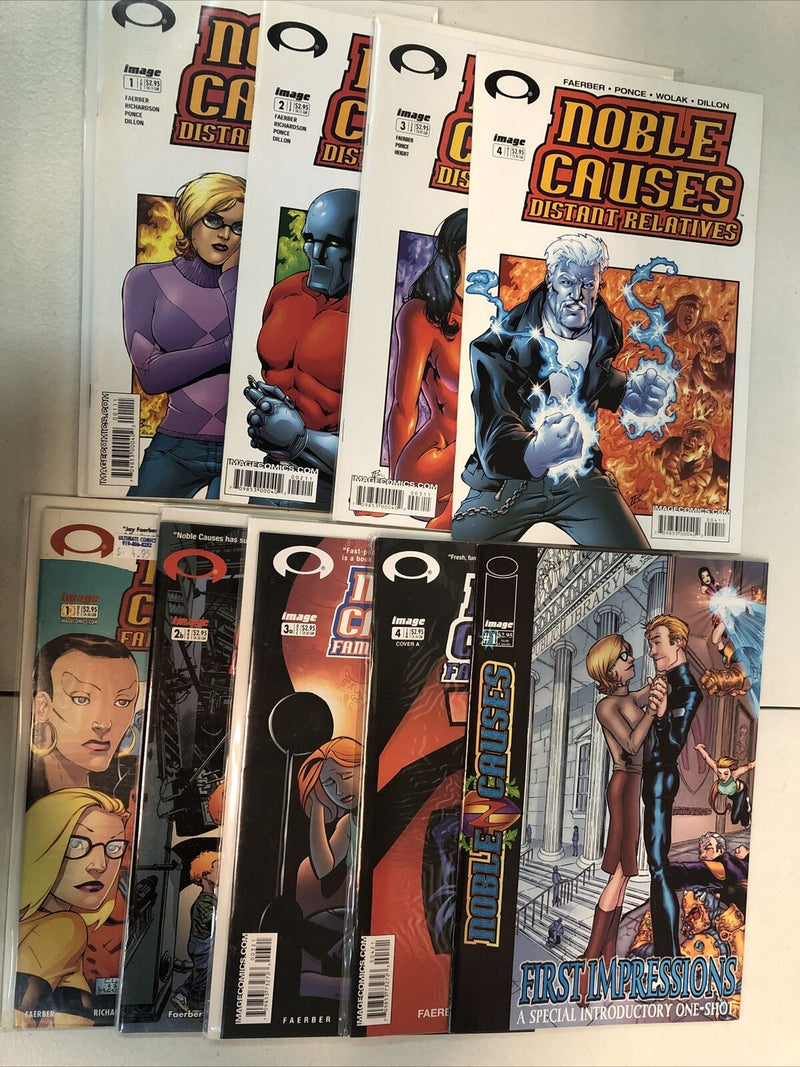 Noble Causes Distant Relatives (2003) # 1-4 & Family Relatives # 1-4 (VF/NM)