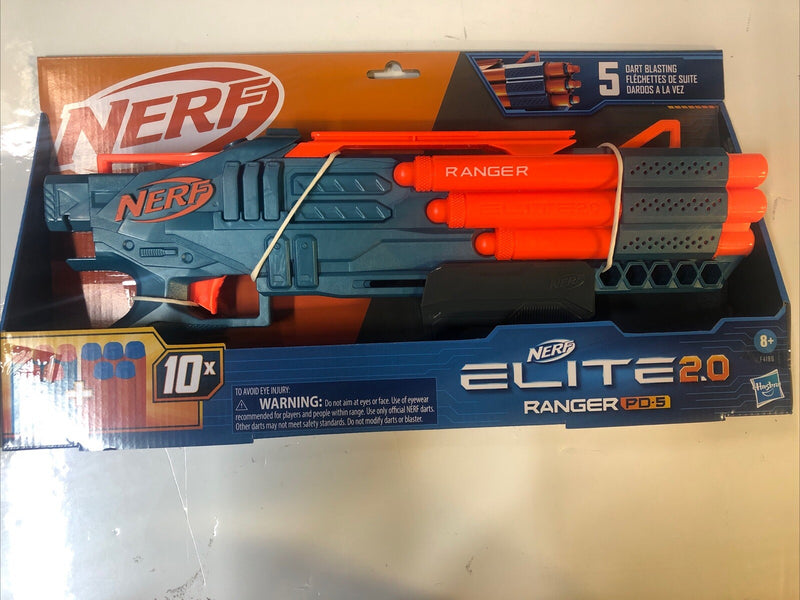 Nerf Elite 2.0 • Ranger PD.5 • Hasbro • Made In China • 8+ Years • Dart Storage