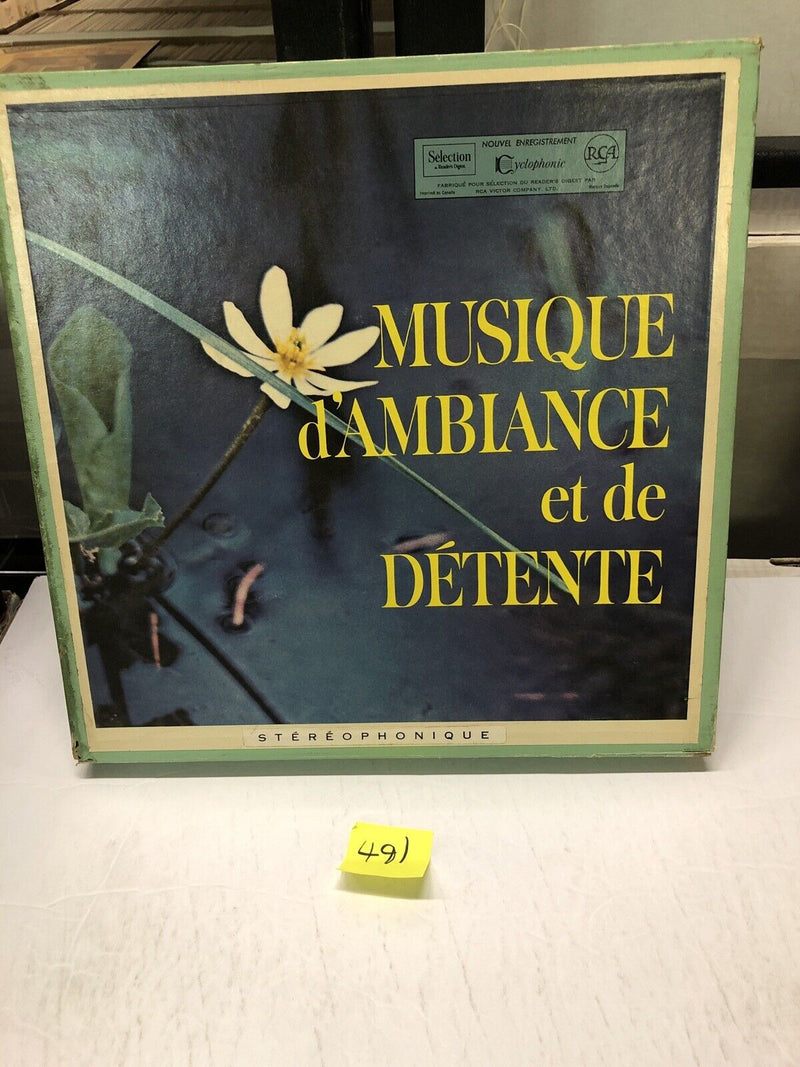 Musique  D’ambiance Et De Detente. 9  LP  Album Boxed Set Collection