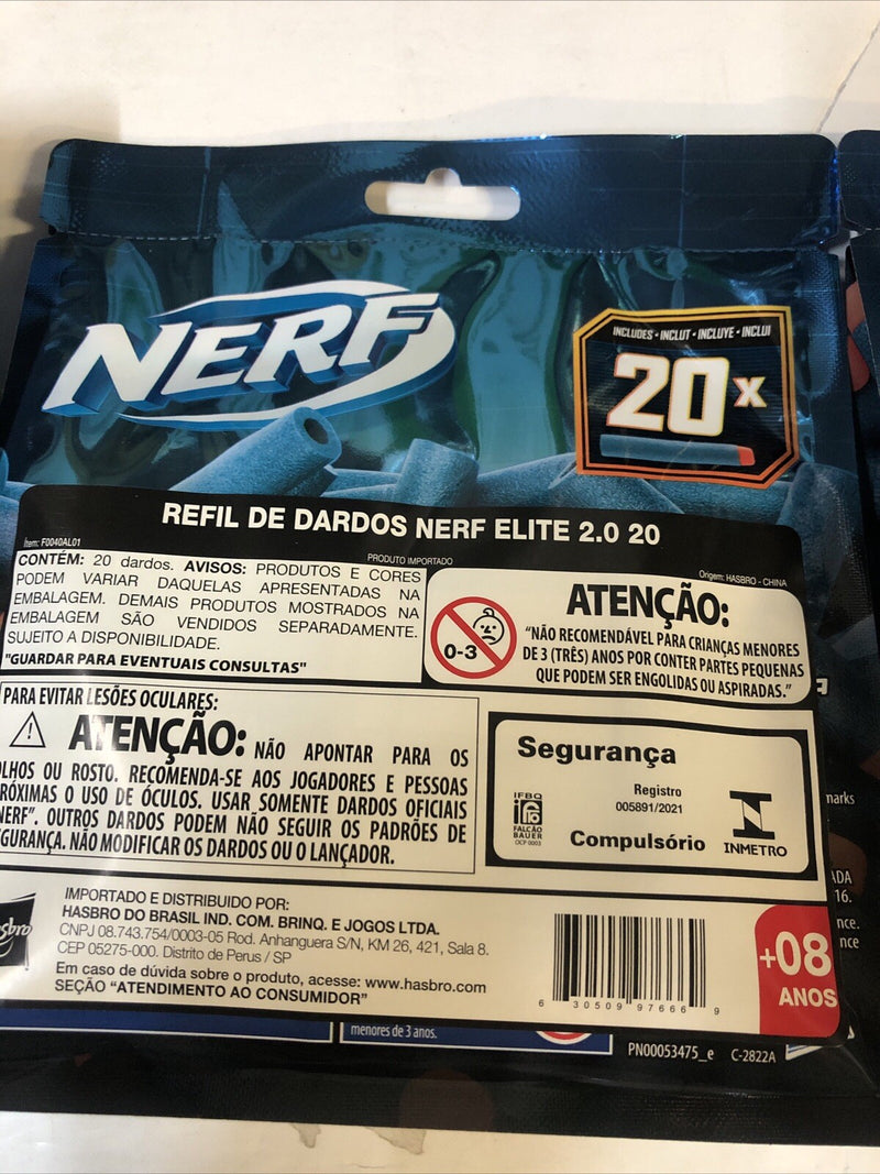 Nerf Rival  (2023) Elite 2.0 • 8+ Years • Blue And Orange • 20 Bullets •