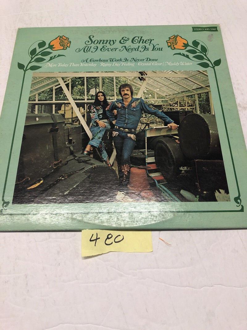 Sonny & Cher All I Ever Need Is You Vinyl LP Album