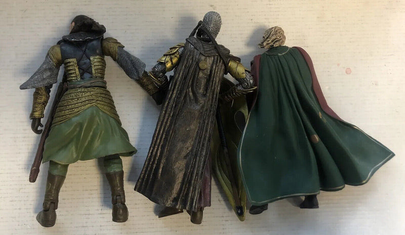 Lord Of The Rings( 2002 )Action Figures Lot of  3 Marvel