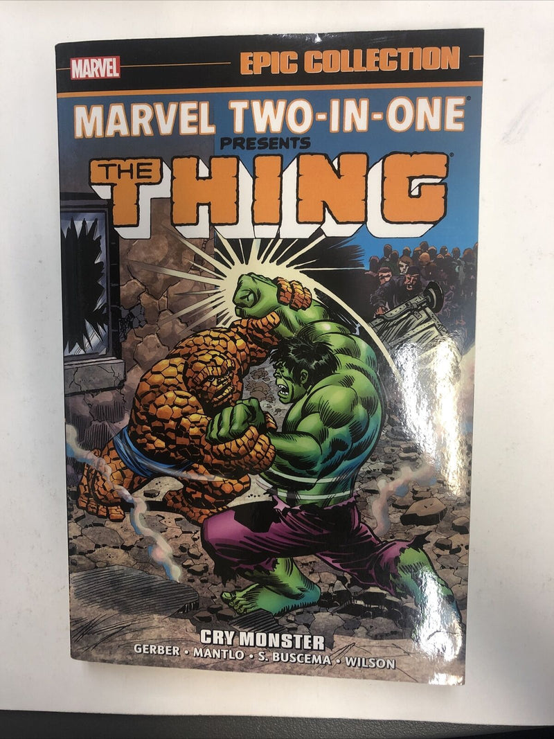 Marvel Two In One:The Thing Cry Monster (2018) Marvel TPB SC Steve Gerber