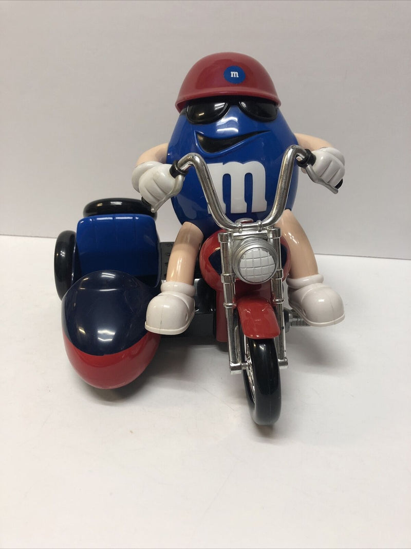 M&Ms Blue Motorcycle Candy Dispenser