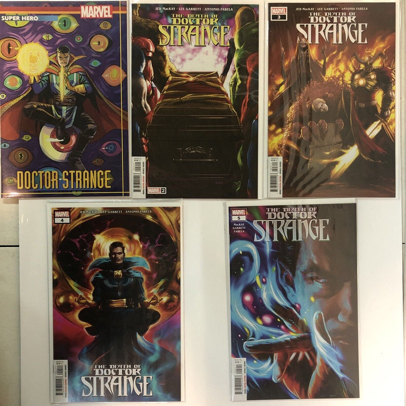 The Death Of Doctor Strange (2021) Complete Set