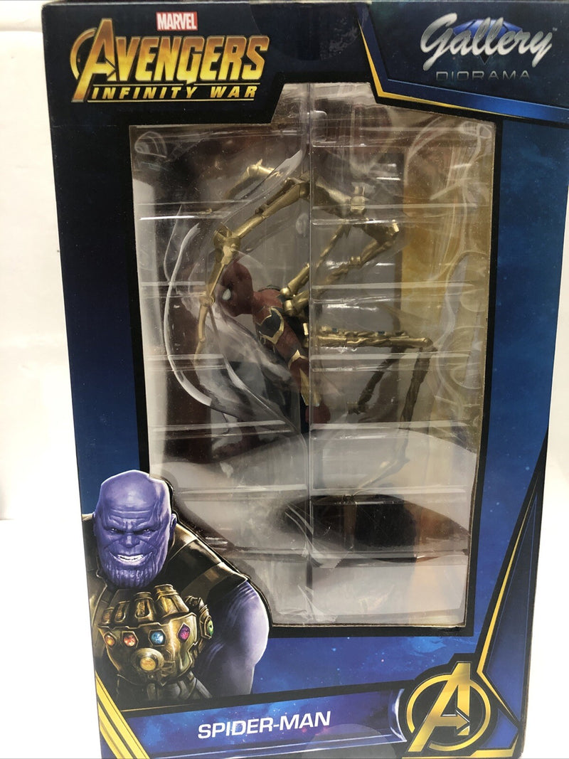 MARVEL GALLERY • IRON SPIDER-MAN • PVC • DIORAMA • TOY • FIGURE STATUE