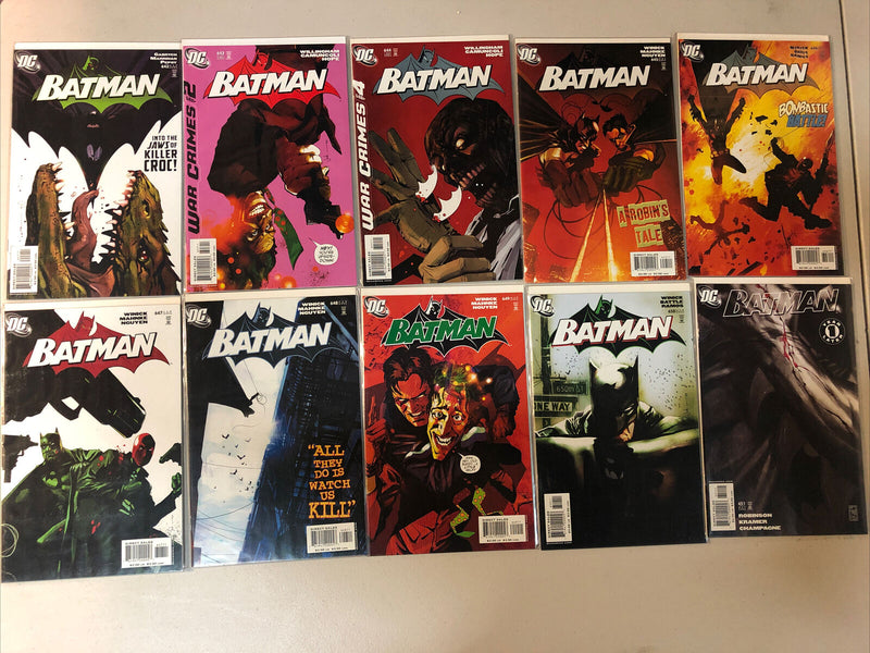 Batman  (2003) #620-713 Missing #635,638,655,656,664,666, 707 DC Comics NM Set