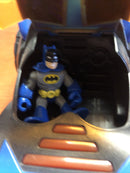 2009 Mattel Imaginex Lights Sound Batmobile Car 9" DC Comics Toy Batman Driver