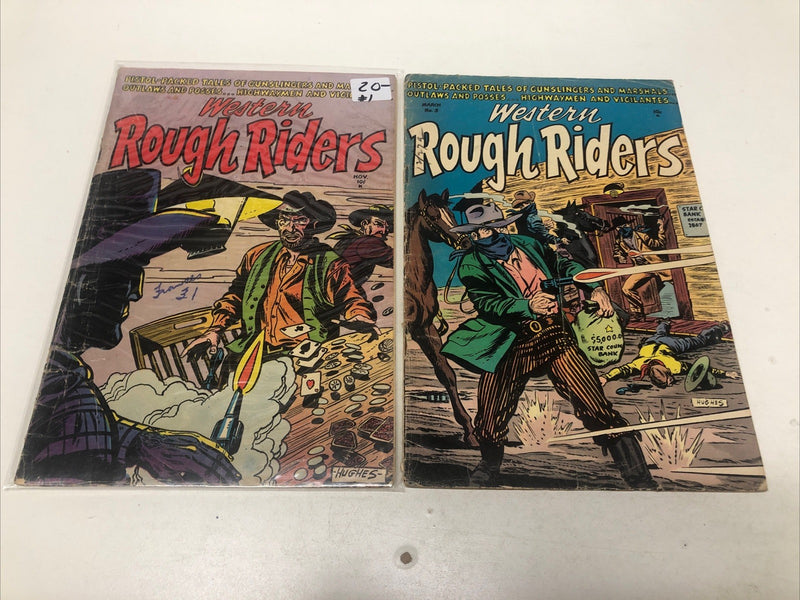 Western Rough Riders (1955) Set Issues #1-3 • Golden Age • Gunslingers