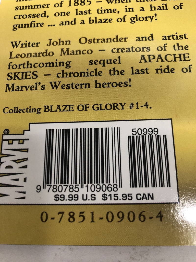 Blaze Of Glory The Last Ride Of The Western Heroes (2002) Marvel SC Ostrander