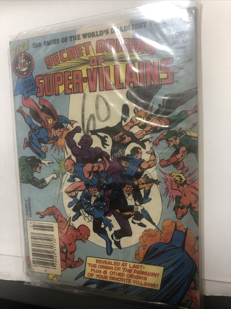 Secret Origins Of Super Villains  DC