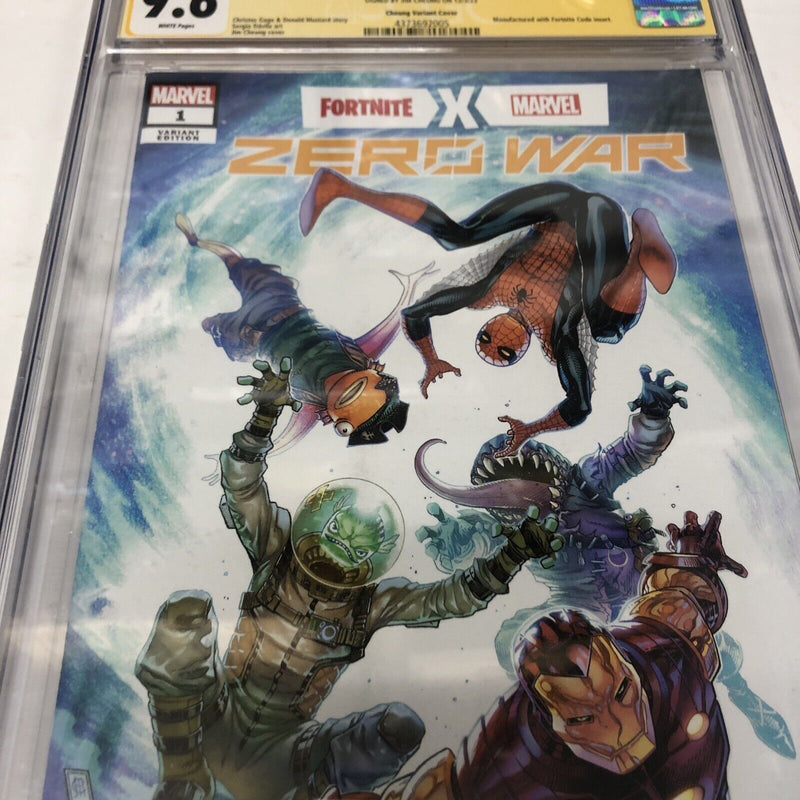 Fortnite X Marvel : Zero War (2022)  1 (CGC 9.6 SS) Signed Jim Cheung * Census=8