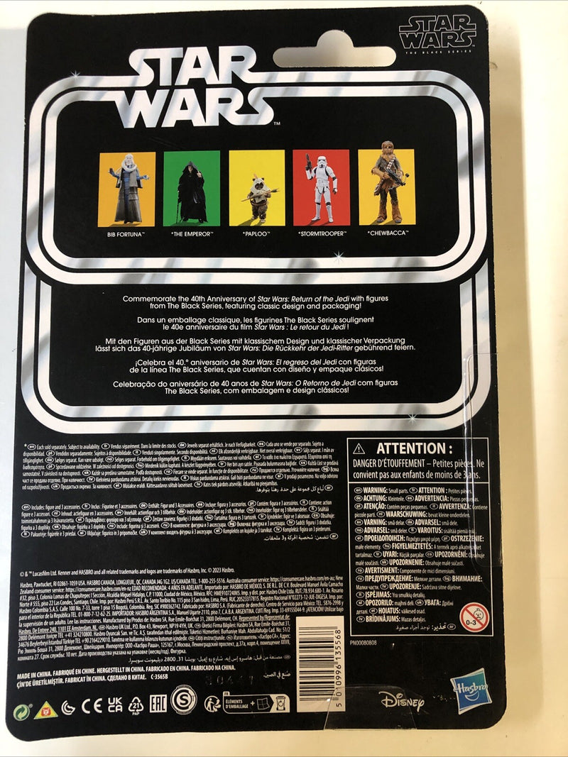 Star Wars (2023) Black Series • 6 in 40th Anniversary •  Bib Fortuna C8/9
