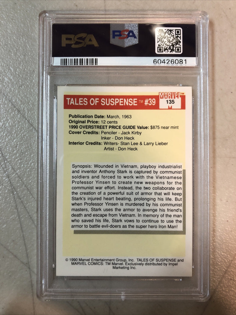 1990 Mavel Universe #135 Tales Of Suspense #39 26081 Mint 9