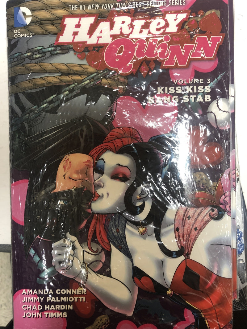 Harley Quinn Vol.3: Kiss Kiss Bang Stab (2016) Dc Comics  TPB HC Amanda Conner