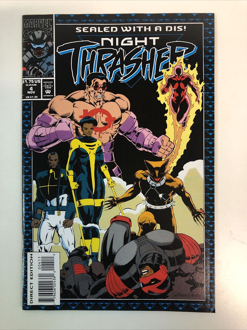 Night Thrasher (1993) Set # 1-21 & Four Control #1-4 (VF/NM) Missing # 11-12-18