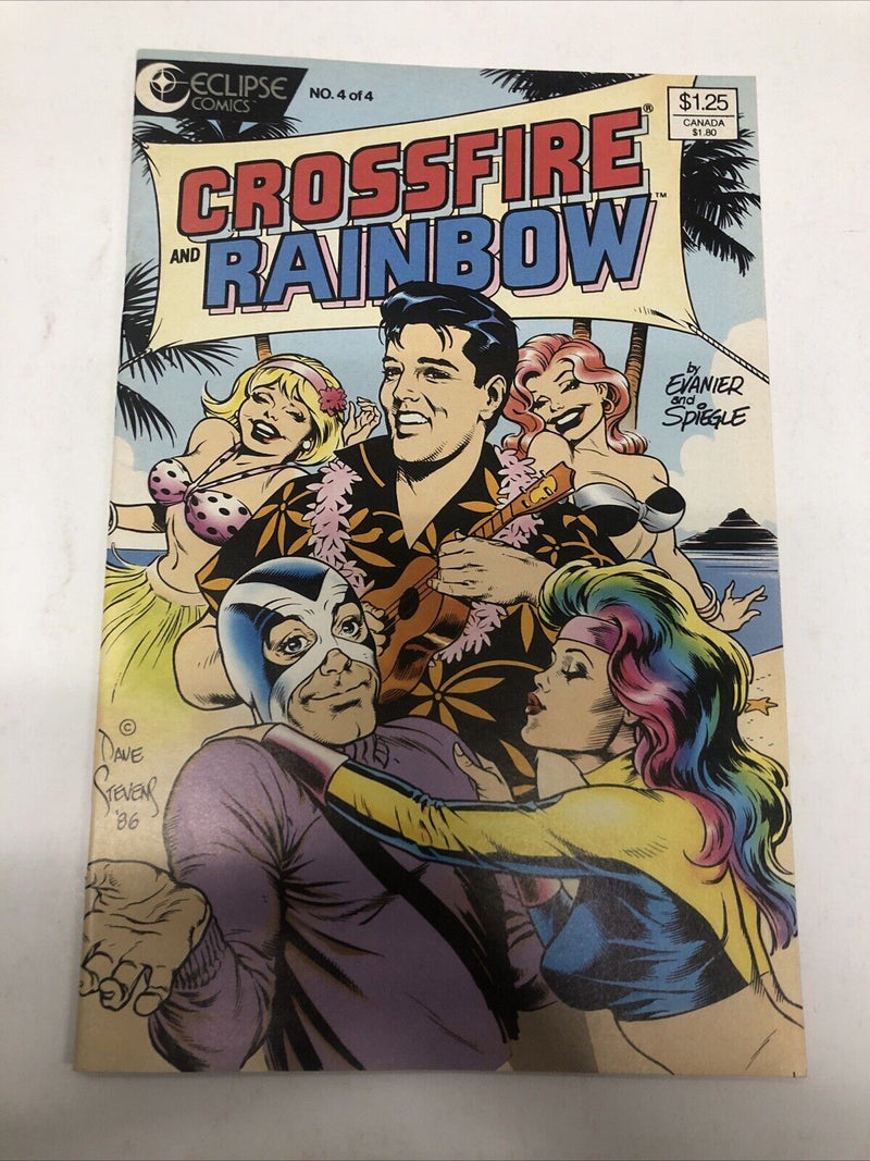 Crossfire Rainbow (1986) # 1-4 • Eclipse Comics • Mark Evanier • Dave Stevens #4