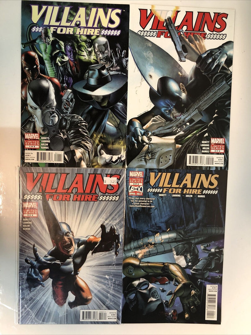 Villains For Hire (2011) Complete Set