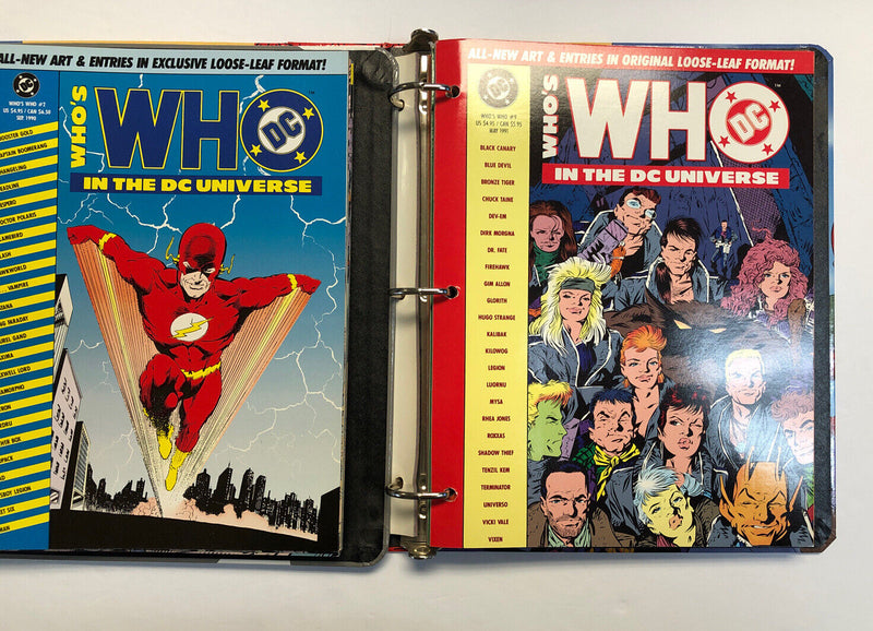 Dc Who’s Who In the Universe 2 Binders Vol. 1 - 16 (1990- 1992) Softcover (NM)