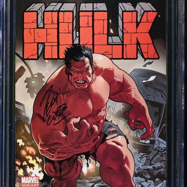 Hulk (2008) # 1 (CGC SS 9.0) Signed Jeph Loeb • Variant Edition • 1st