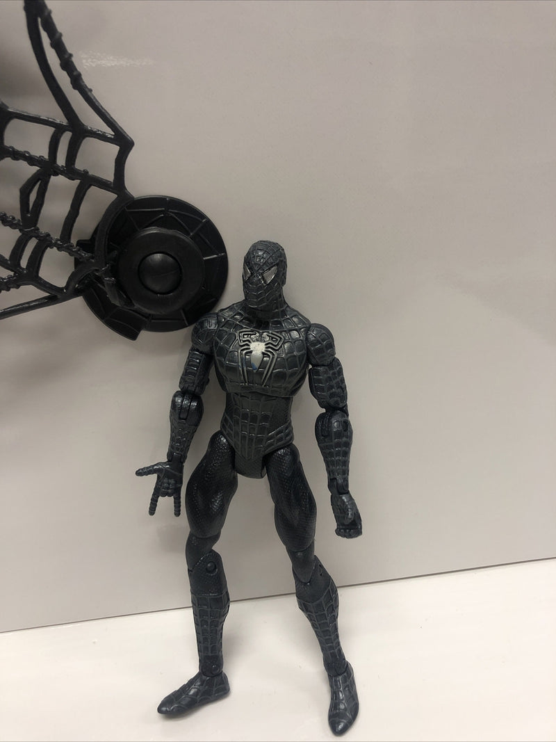 Spider Man 3• Toybiz • Marvel Action • Spider Sense • 5.5" • Movie • Blacksuite