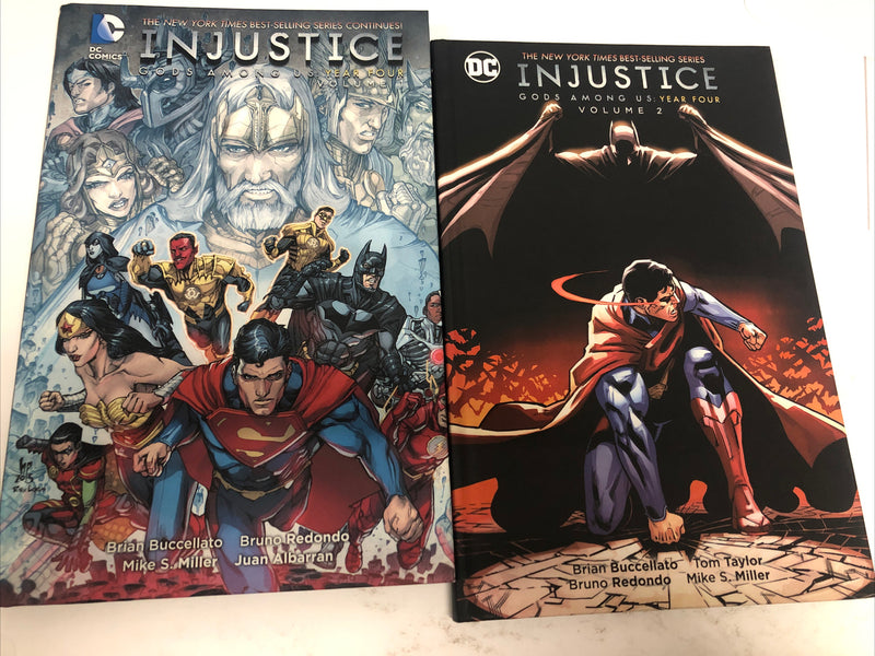 Injustice Gods Among Us Year Four Vol.1-2 (2016) DC Comics HC Mike Miller