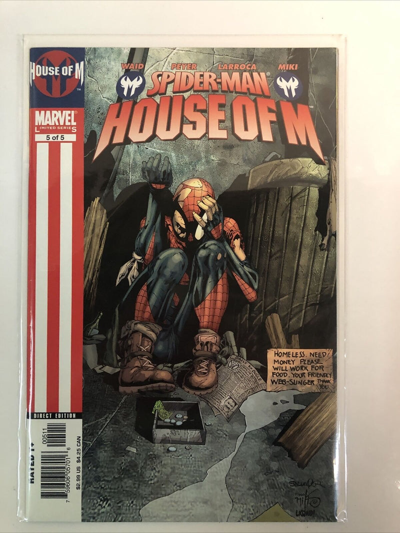 Spiderman House Of M (2005) Complete Set