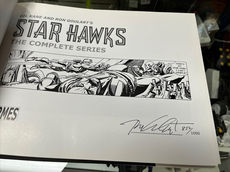 Star Hawk By Ron Goulart (2003) HC Hermes Press signed by Ron Goulant