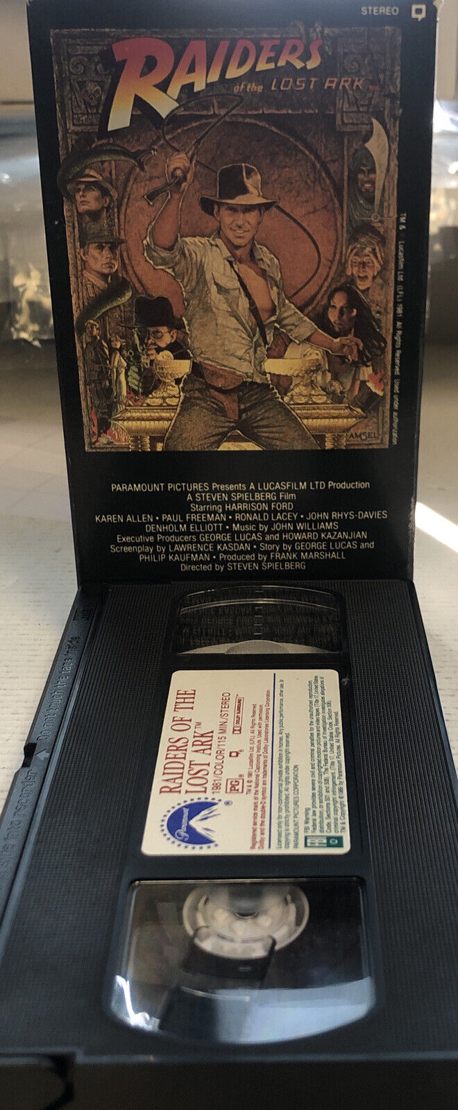 Raiders Of The Lost Ark (1988) Vhs ~ Paramount Pictures | Lucas Film