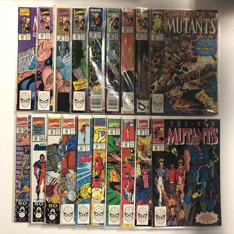 The New Mutants (1983-1987) #1-13,15,17-25,27-97,99,100+Special #1+Annual #3-7