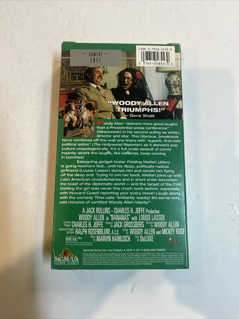 Bananas (VHS 1996) Contemporary Classics • Woody Allen • Louise Lasser