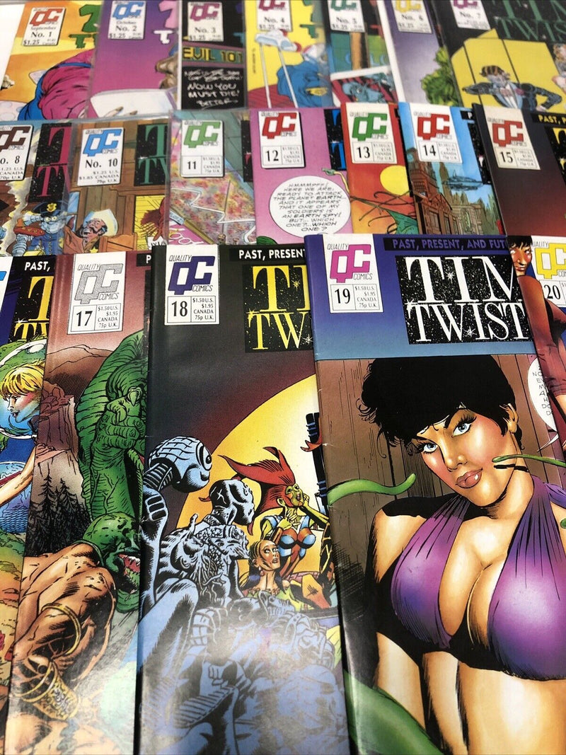 Time Twisters • Set Issues # 1-20 Missing Issue # 9 • Quality Comics • Warkman