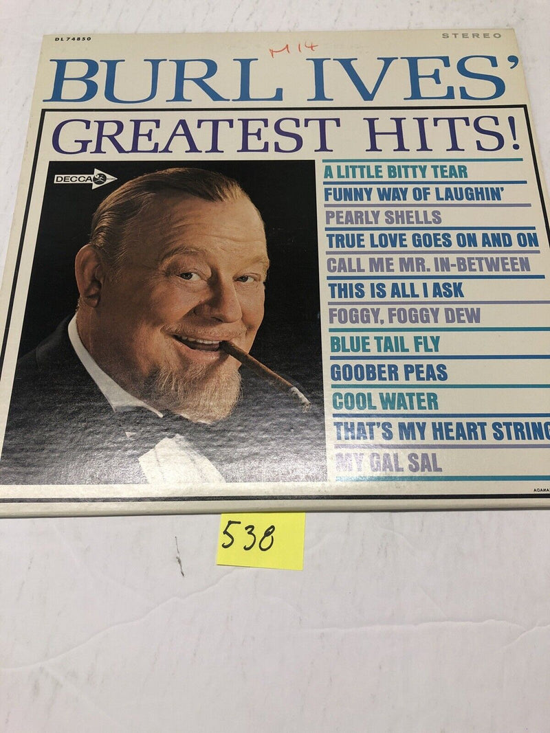 Burl Ives Greatest Hits  Vinyl LP Albums