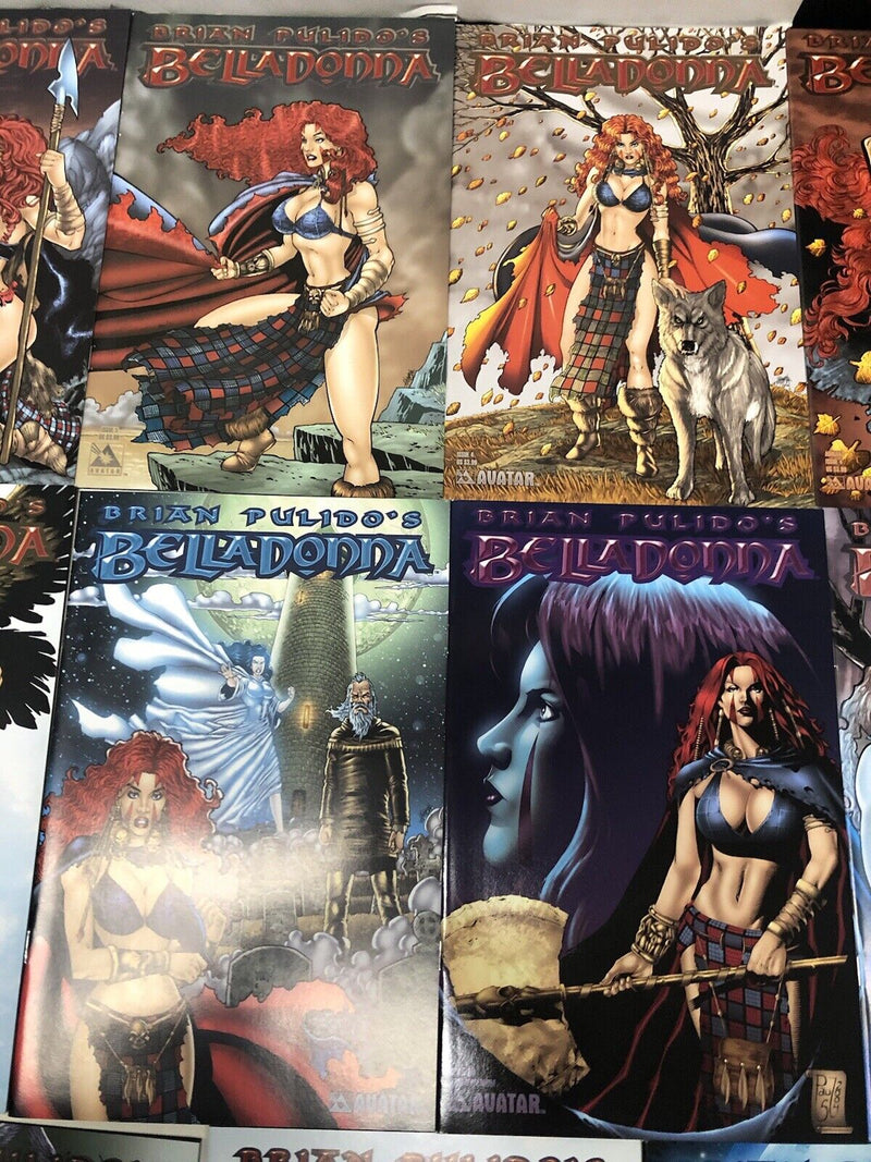 Brian Pulido’a Belladonna (2004) Complete Set Of 35 Issues (VF/NM) Avatar Comics